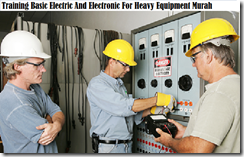 training electric for heavy equipement murah