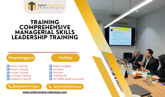 TRAINING COMPREHENSIVE MANAGERIAL SKILLS LEADERSHIP