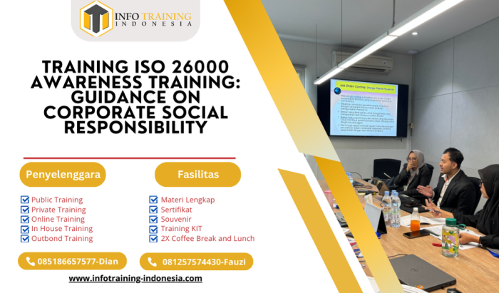 TRAINING ISO 26000 AWARENESS TRAINING GUIDANCE ON CORPORATE SOCIAL RESPONSIBILITY