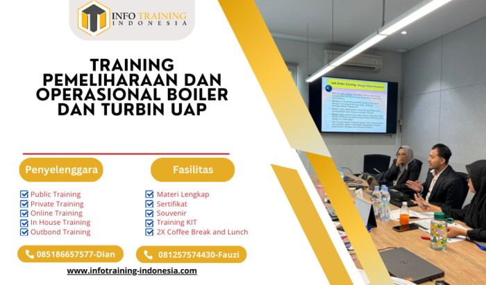 TRAINING PEMELIHARAAN DAN OPERASIONAL BOILER DAN TURBIN UAP