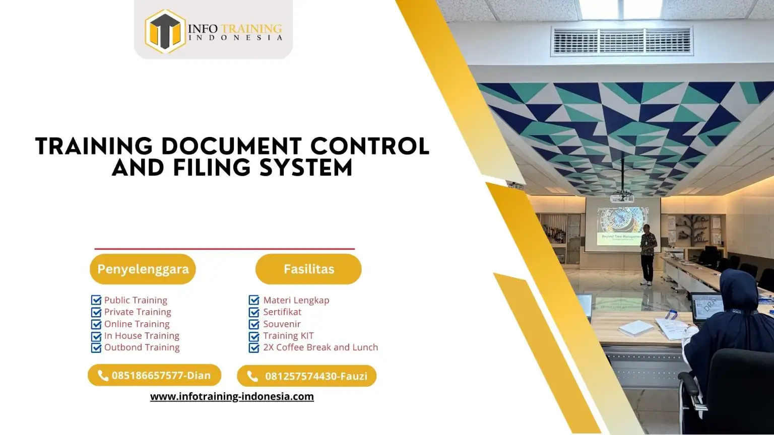 PELATIHAN DOCUMENT CONTROL AND FILING SYSTEM JAKARTA