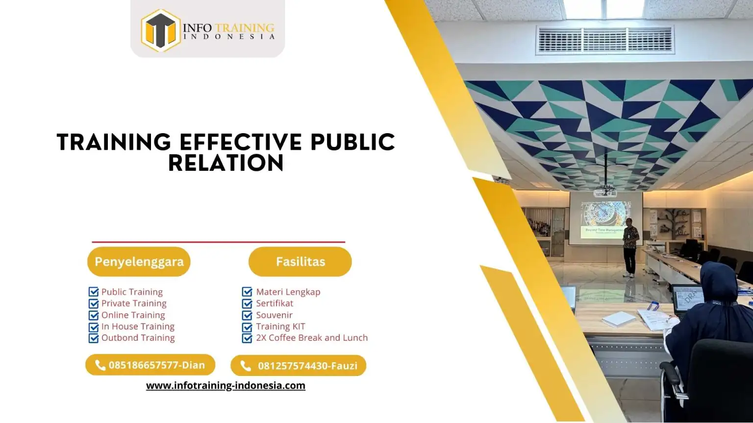 PELATIHAN EFFECTIVE PUBLIC RELATION JAKARTA