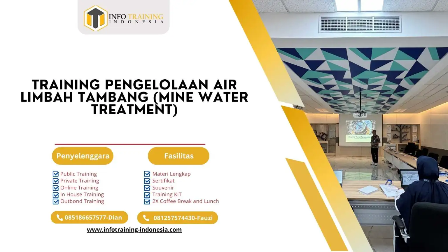 PELATIHAN PENGELOLAAN AIR LIMBAH TAMBANG JAKARTA