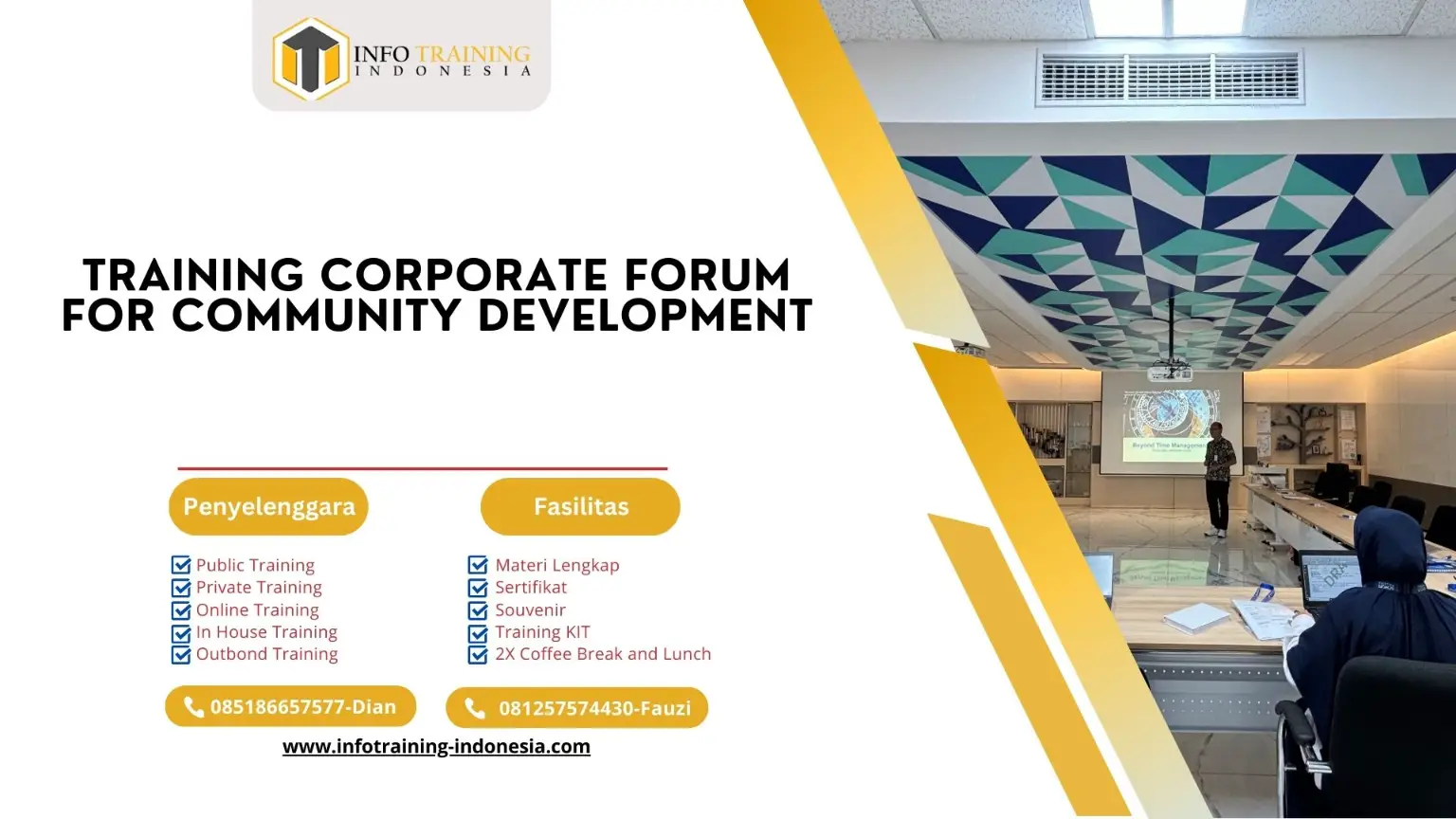 PELATIHAN CORPORATE FORUM FOR COMMUNITY DEVELOPMENT JAKARTA