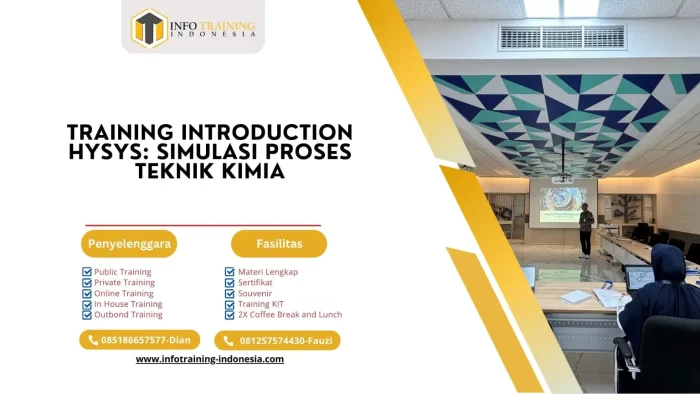 PELATIHAN INTRODUCTION HYSYS: SIMULASI PROSES TEKNIK KIMIA JAKARTA
