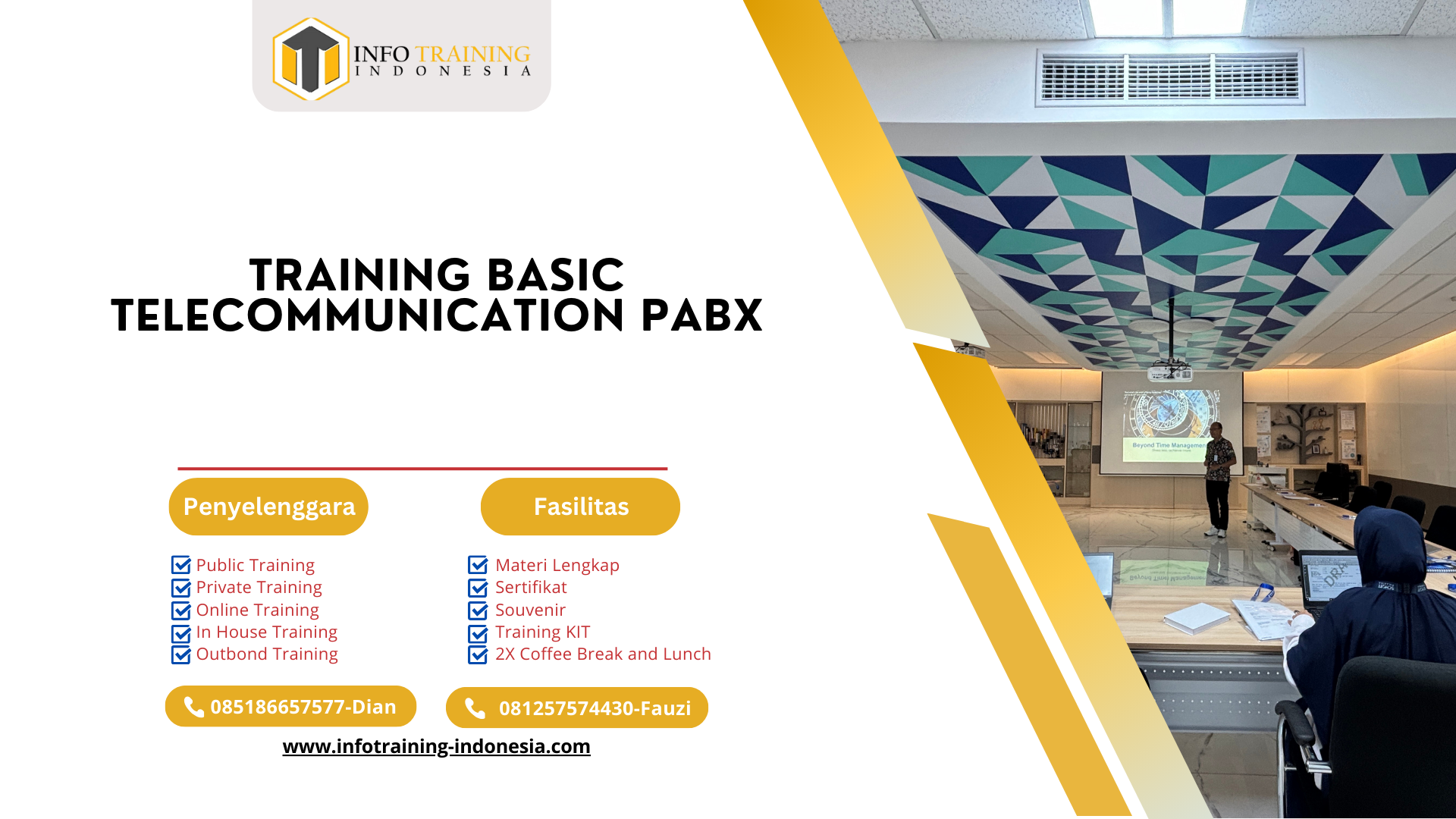PELATIHAN BASIC TELECOMMUNICATION PABX JAKARTA