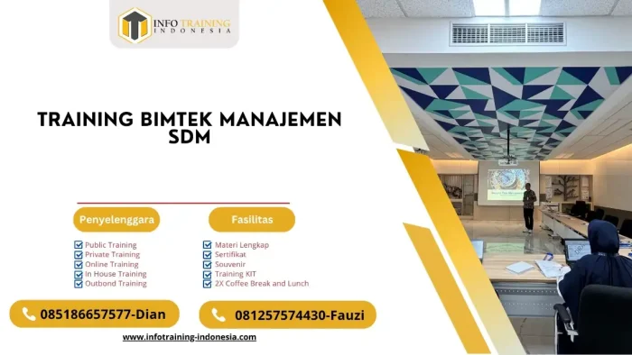 PELATIHAN BIMTEK MANAJEMEN SDM JAKARTA