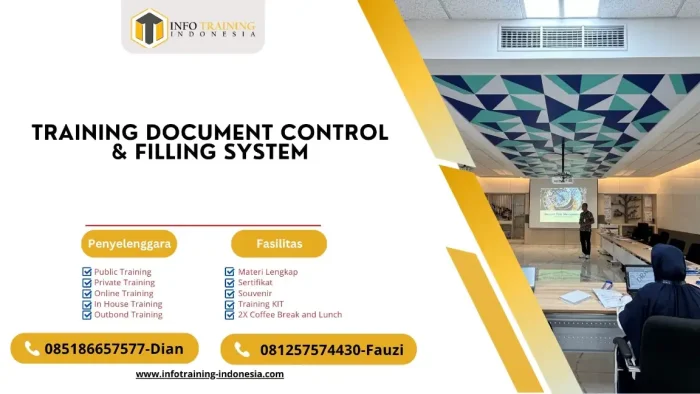PELATIHAN DOCUMENT CONTROL & FILING SYSTEM JAKARTA