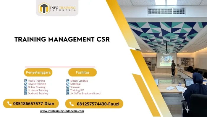 PELATIHAN MANAGEMENT CSR JAKARTA