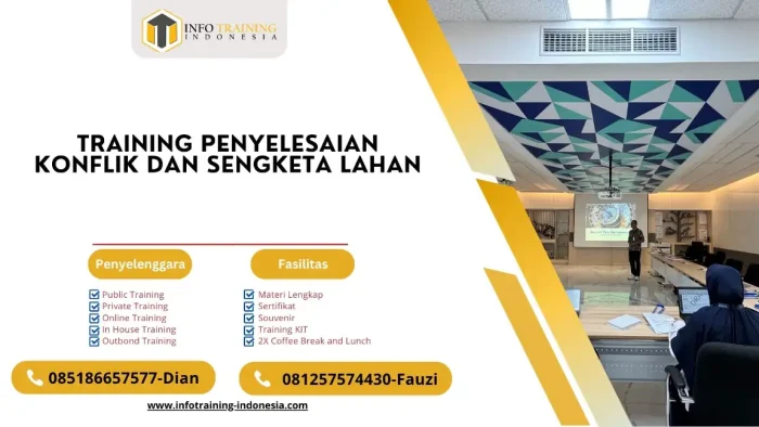 PELATIHAN PENYELESAIAN KONFLIK DAN SENGKETA LAHAN JAKARTA