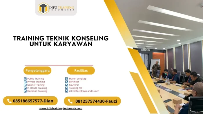 PELATIHAN TEKNIK KONSELING UNTUK KARYAWAN JAKARTA