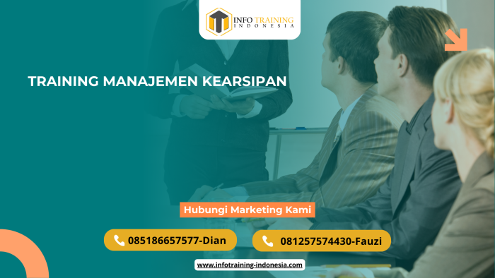 PELATIHAN TRAINING MANAJEMEN KEARSIPAN JAKARTA