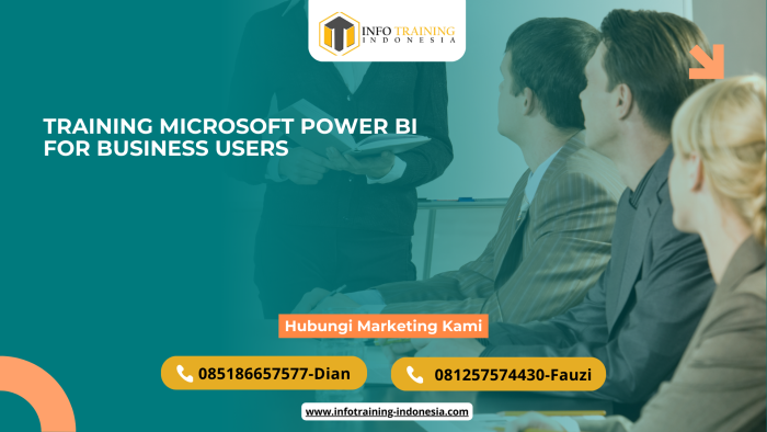 PELATIHAN TRAINING MICROSOFT POWER BI FOR BUSINESS USERS JAKARTA